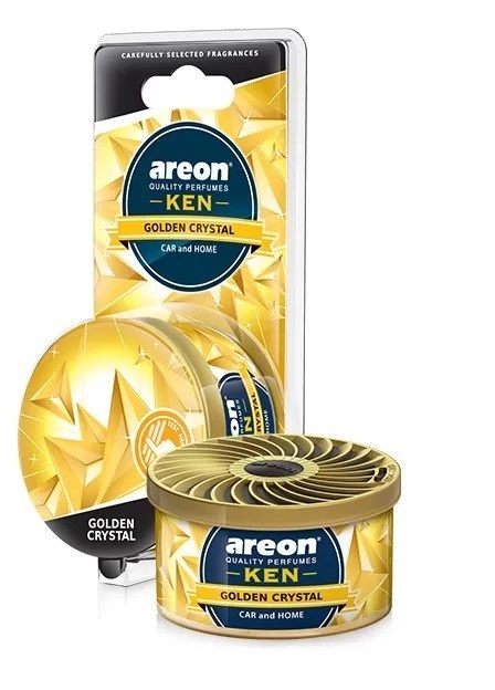 Ароматизатор  AREON Ken Blister Golden Crystal  гелевый  универсальный Болгария 35гр