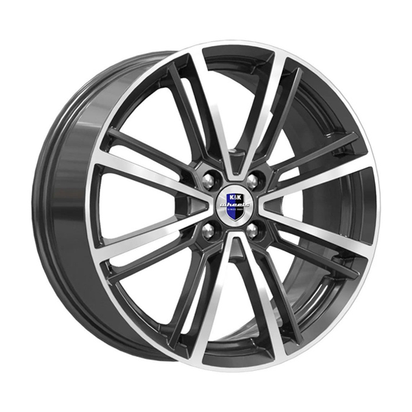 диски КиК ЭРФУРТ 7,0xR17 4x100 60,1 43 алмаз_черный