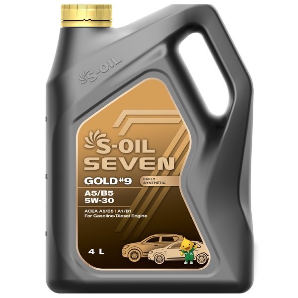 S-Oil 7 Gold #9 5W-30 A5/B5 4 л.синт.